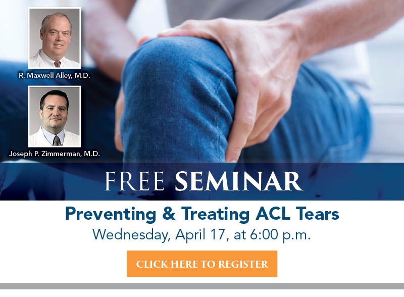 Free Seminar: Preventing & Treating ACL Tears