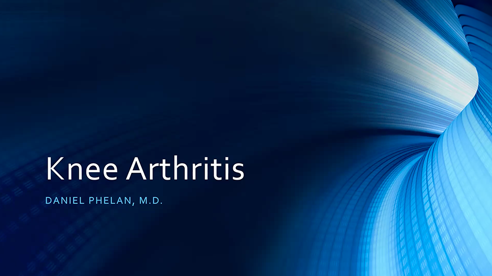 knee arthritis